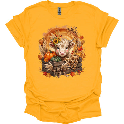 Fall cow T Shirt