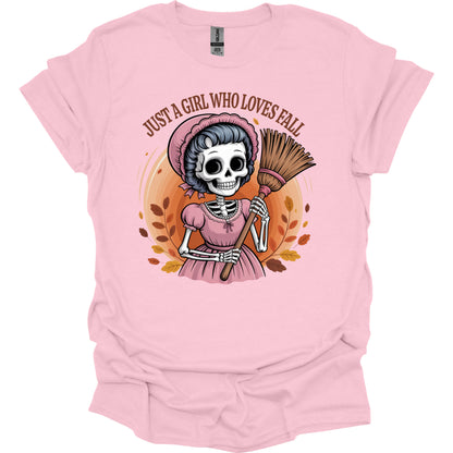 Girl who loves fall T Shirt
