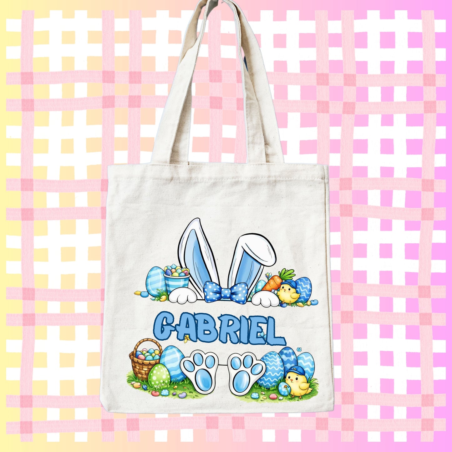 Customizable Easter Tote Bag