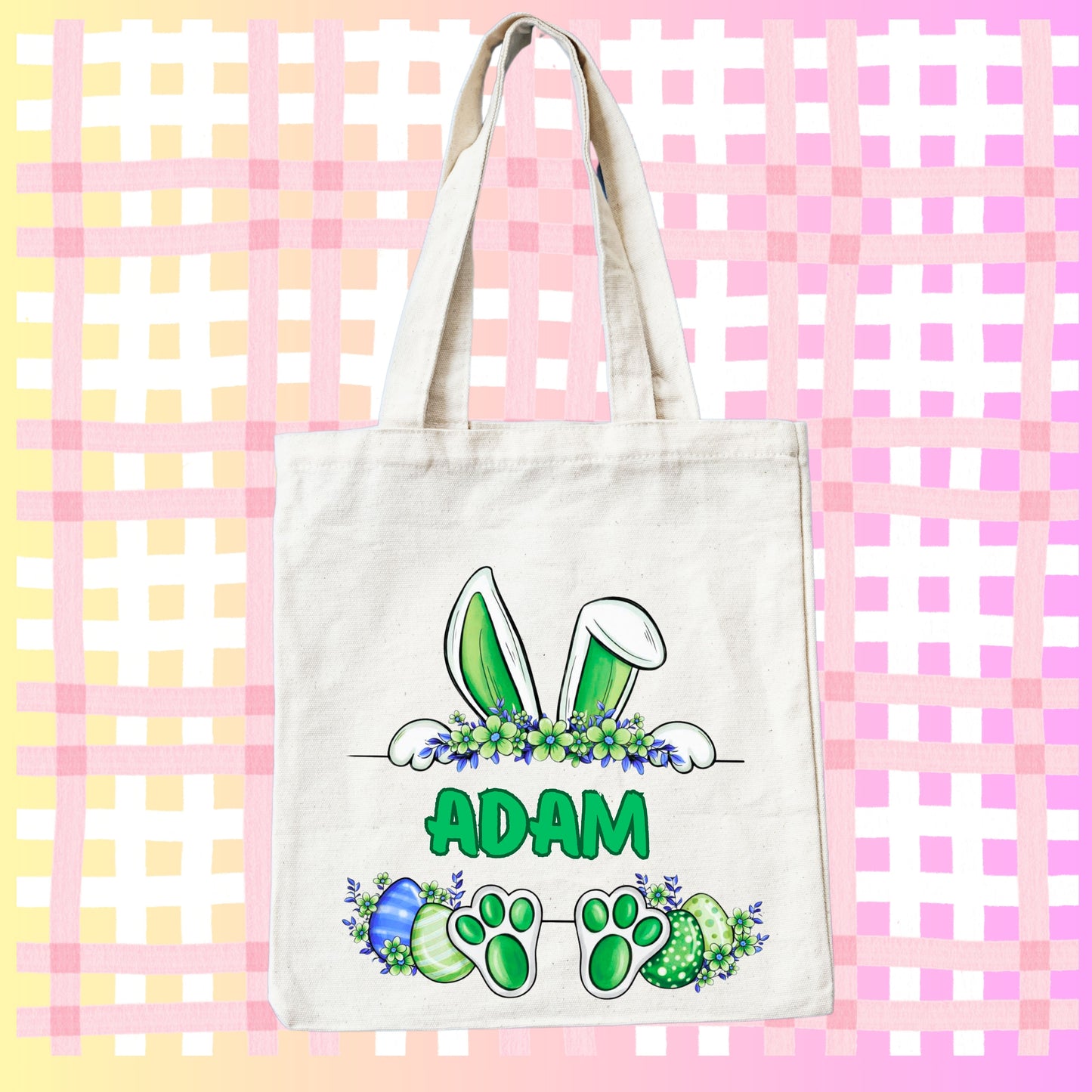 Customizable Easter Tote Bag