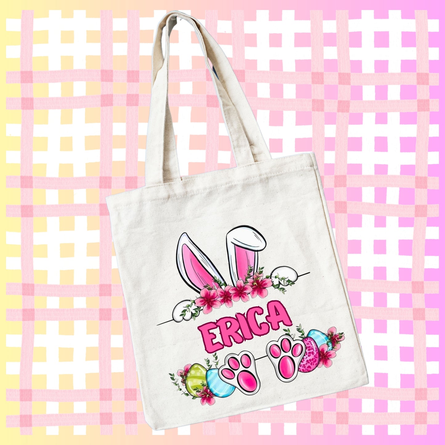 Customizable Easter Tote Bag