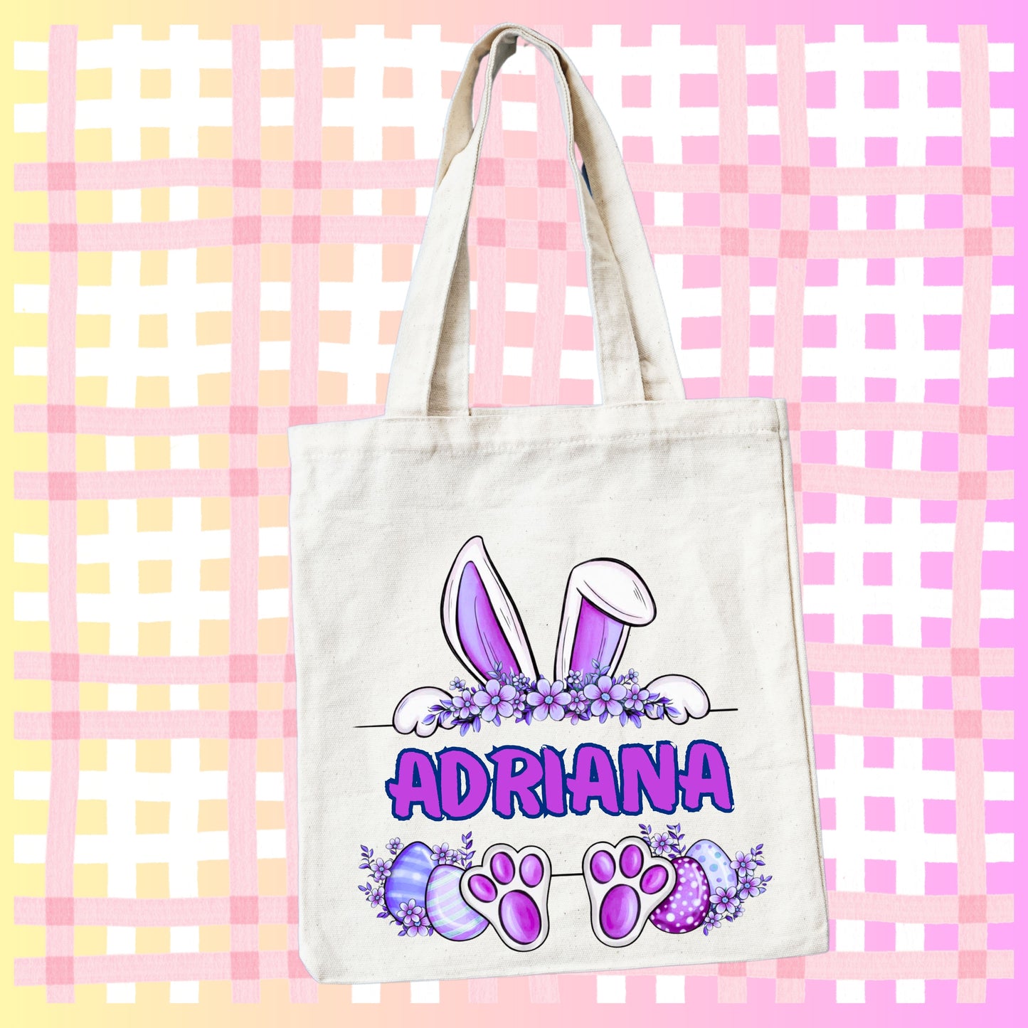 Customizable Easter Tote Bag