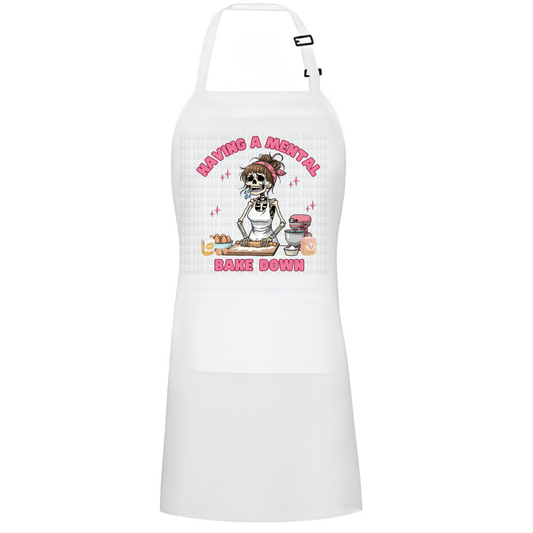 Mental bake down apron