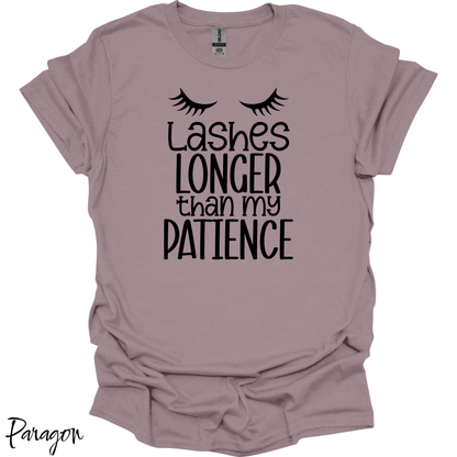Lashes longer than my patience T Shirt