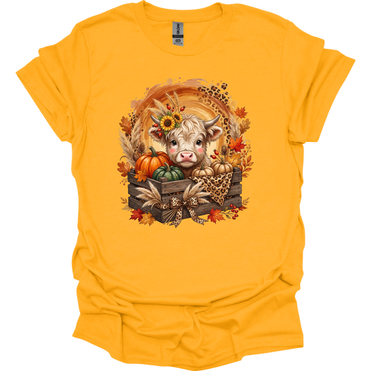 Fall cow T Shirt