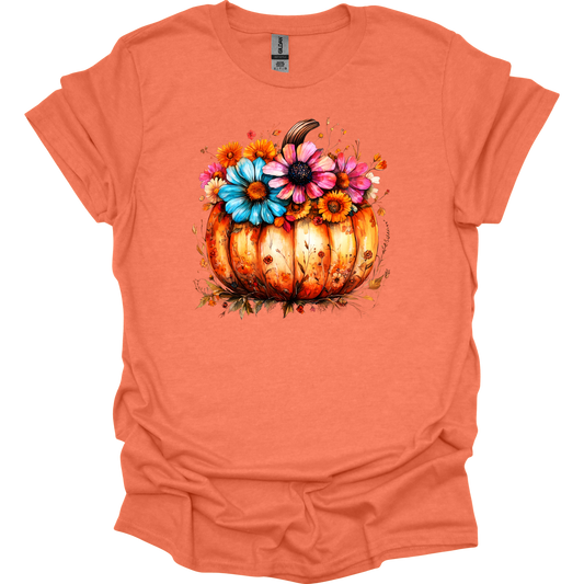 Pumpkin Flower T Shirt