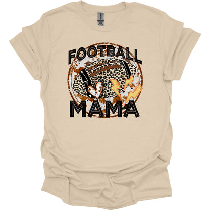 Football Mama Round T-Shirt