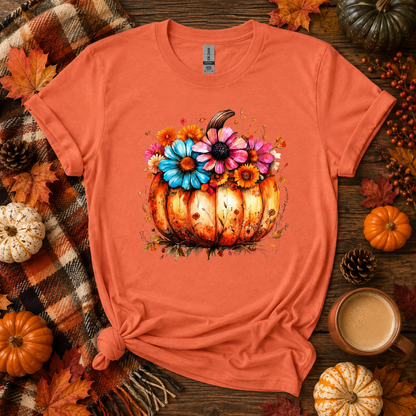 Pumpkin Flower T Shirt