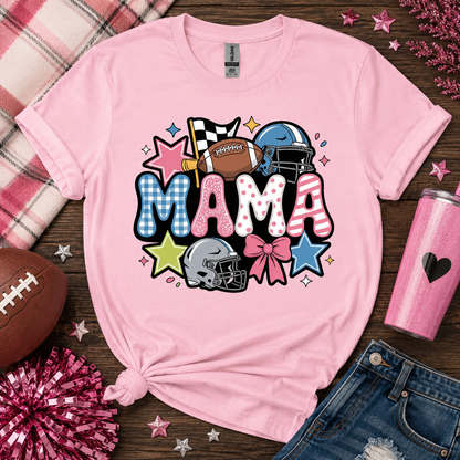 Football Mama Pink T-Shirt